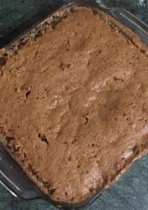 A picture of Parle G biscuit cake.