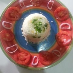A picture of White Rice.