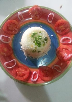 A picture of White Rice.