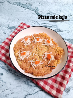 Foto resep Pizza mie keju