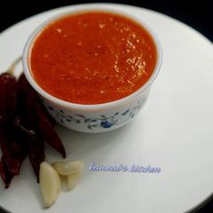 Rajasthani chilli garlic chutney A picture of Rajasthani chilli garlic chutney.
