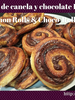 Una foto de Rollitos de canela y chocolate paso a paso