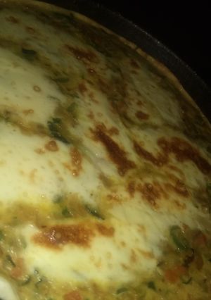 Una foto de Tarta de zapallitos