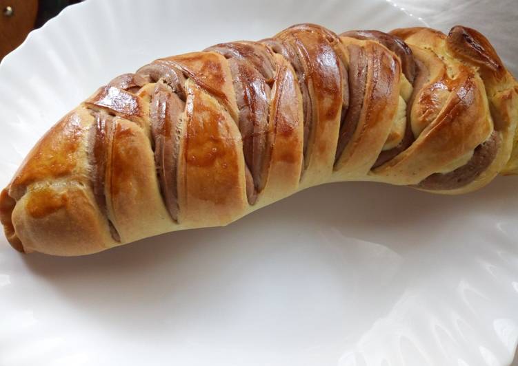 Double Braided Chocolate Banana Bread