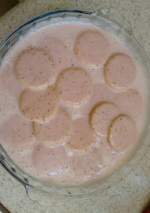 Una foto de Mousse de fresas. ॐ