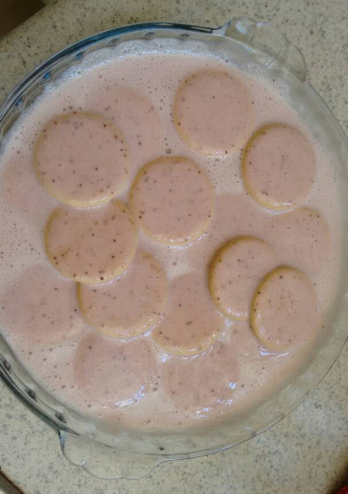 Una foto de Mousse de fresas. ॐ