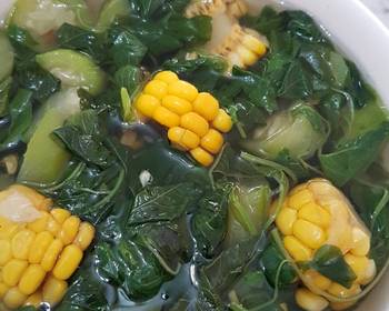 How To Serving Recipe Spinach Sweet Corn Soup Delicious Steady