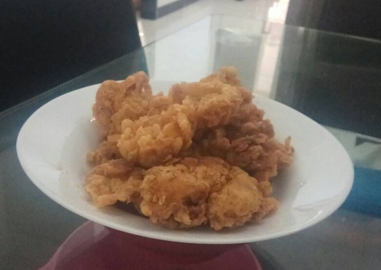 Ayam krispi simpel