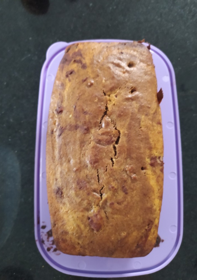 Una foto de Budín sin huevo y sin manteca!
