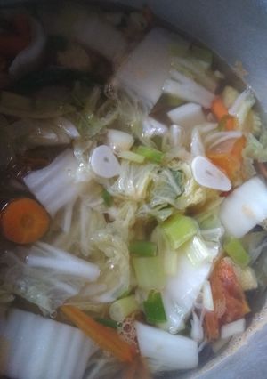 Foto resep Asem" sawi putih