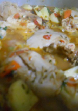 Una foto de Arroz con pollo