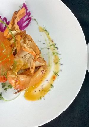 Hình của món Cua Rang Sốt Chanh Dây!!.