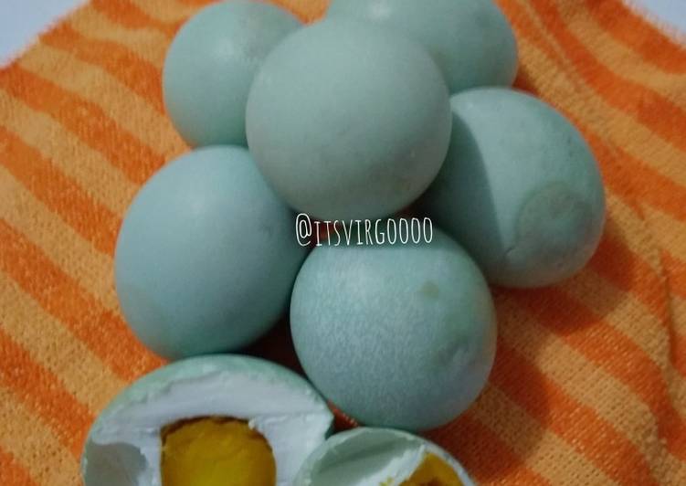 makanan #292. Telur Asin (homemade) ala Brebes Jadi, mengenyangkan