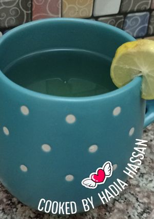 A picture of Lemon green tea ☕.