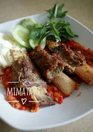 Foto resep Iga Penyet Leko