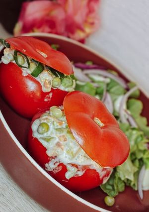 Une photo de Tomates farcies à la Macédoine