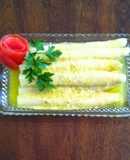 Espárragos con vinagreta de mostaza