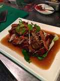 (เป็ดย่าง)ราดซอสฮอยซินเทวดา