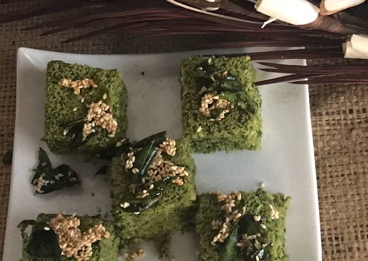 Sprouts dhokla