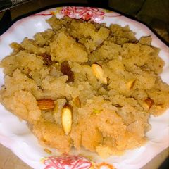 A picture of Suji ka halwa.
