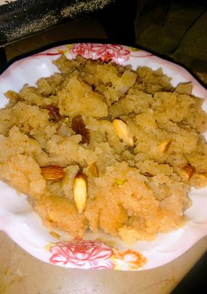A picture of Suji ka halwa.