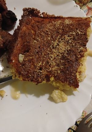 Una foto de Soufflé de choclo y mozzarella