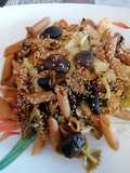 32. Pasta asiática con shiitake