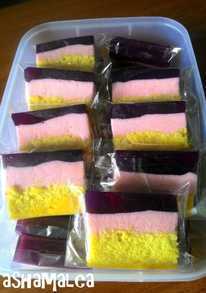 Foto resep Puding madona (bolu mix puding busa)