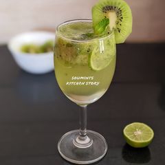 Virgin Kiwi Mojito A picture of Virgin Kiwi Mojito.