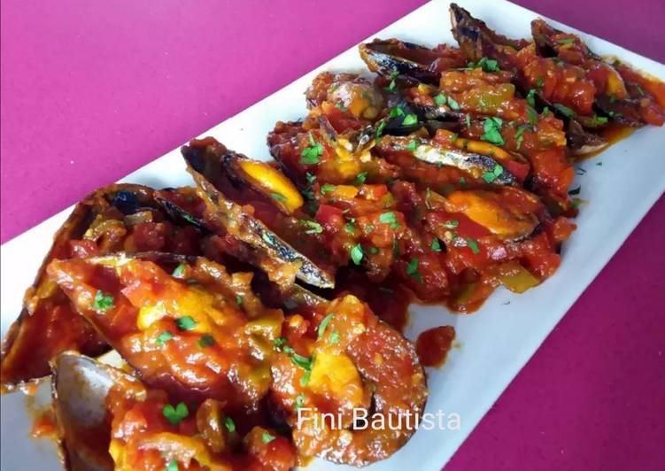 Mejillones en salsa
