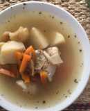 Caldo blanco de pescado