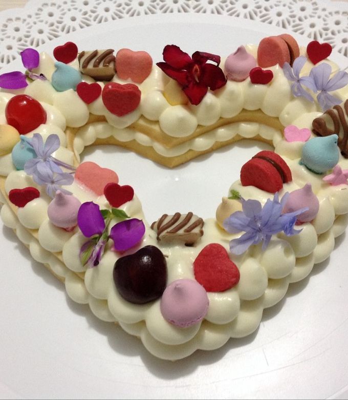 Una foto de Torta de corazón (especial San Valentín)