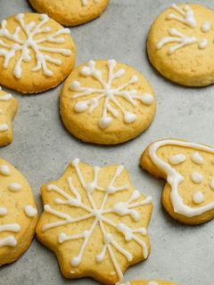 Фото Пісочне печиво з глазур'ю. Домашнє печиво.