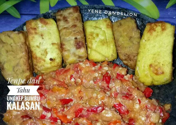 Tempe dan Tahu Ungkep Bumbu Kalasan #Dandelion