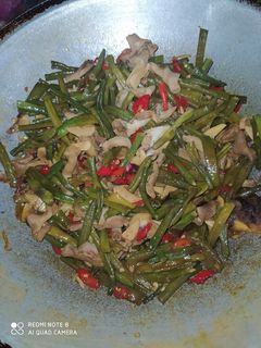 Foto resep Oseng kacang usus cabe merah