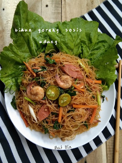Foto resep Bihun goreng sosis udang