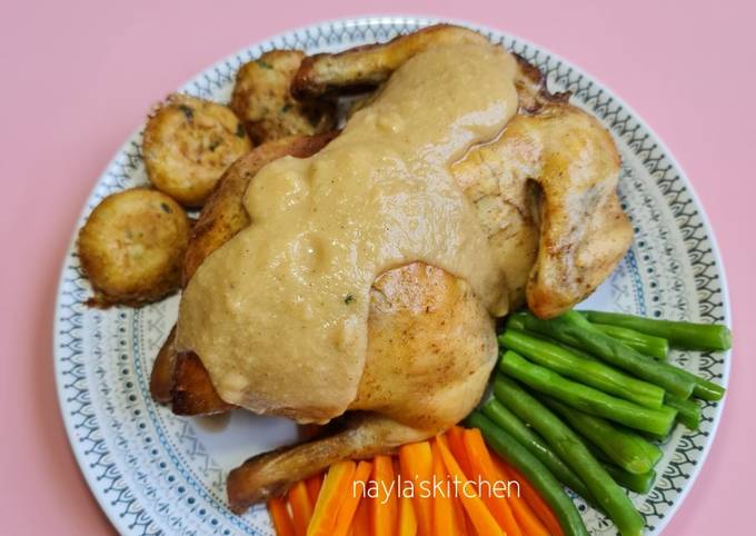 Resep Ayam Panggang Roasted Chicken Oleh Naylas Kitchen Cookpad