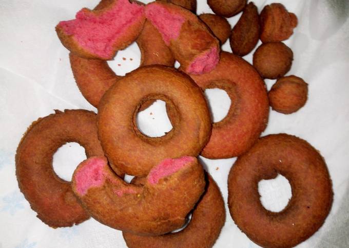 Resep Red velvet doughnuts#my Valentine's recipe#author marathon Anti Gagal