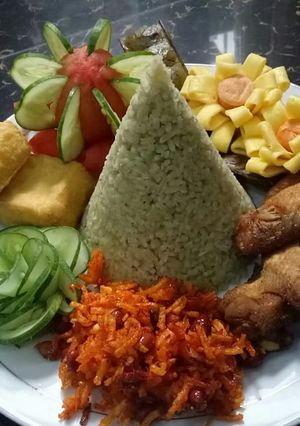 Foto resep Nasi Uduk Ijo (Bayam)