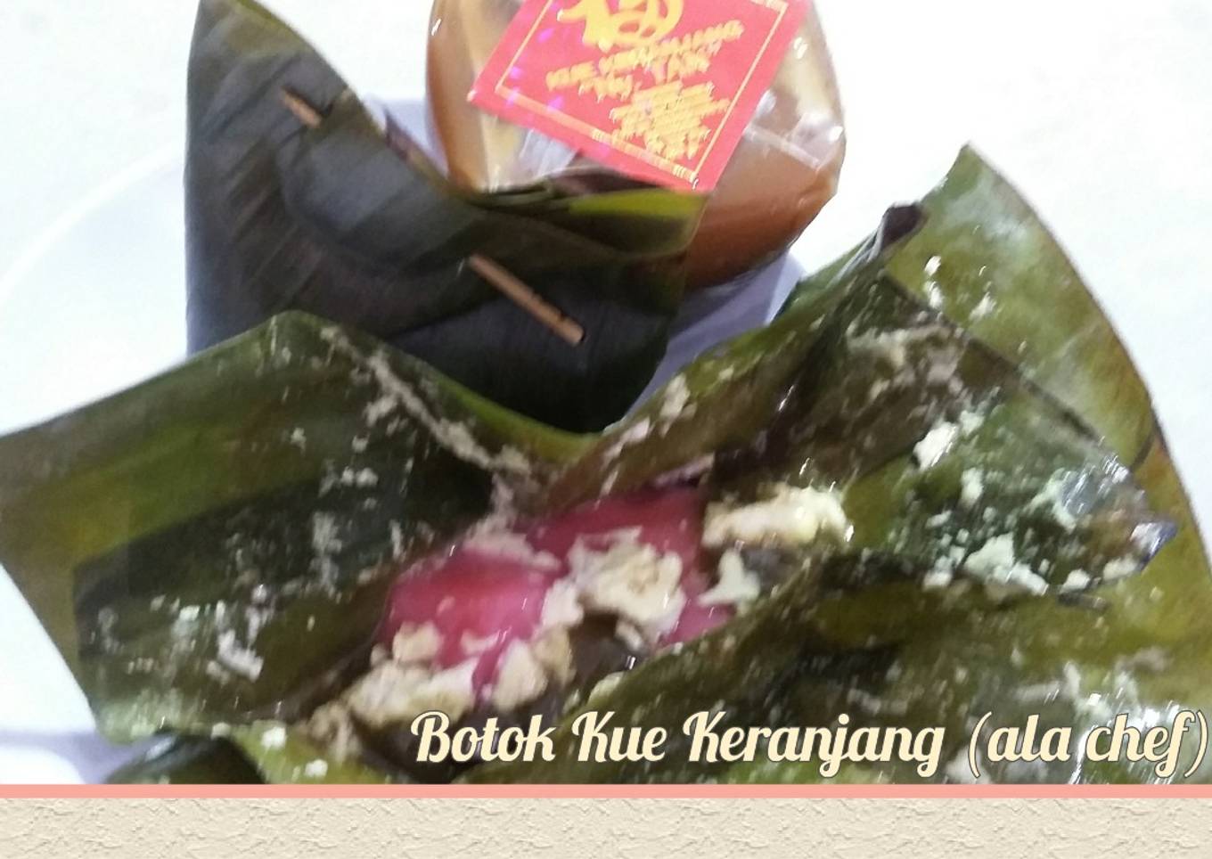 Botok Kue keranjang (ala chef)