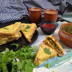 A picture of Guiltfree Bread Pakora / Healthy Bread Pakora.