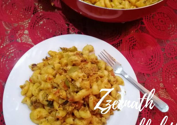 Easiest Way to Prepare Perfect Keema Macaroni Mutton Mince Macaroni
