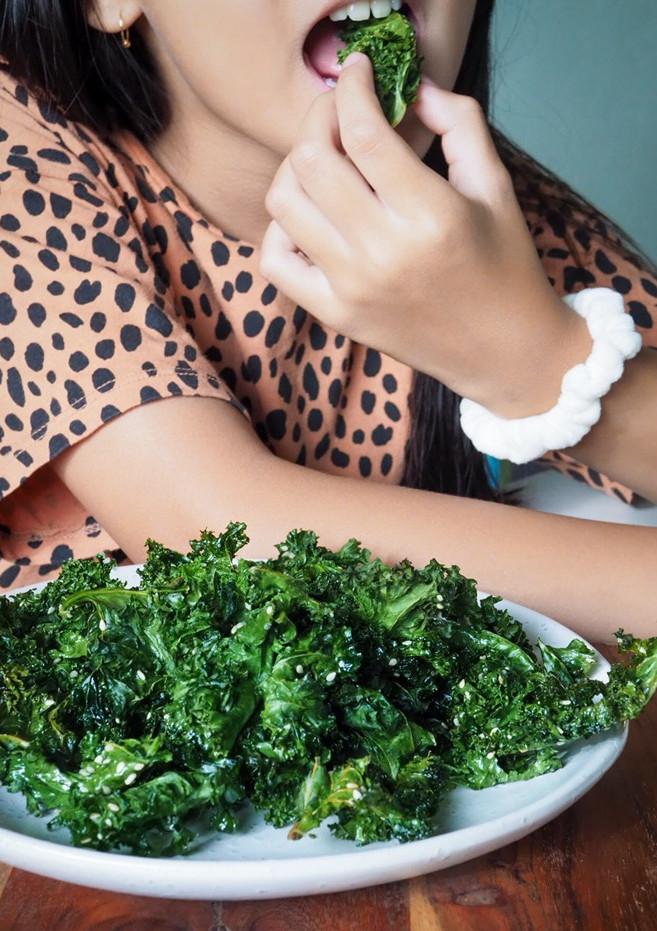 Foto resep Sesame Roasted Kale