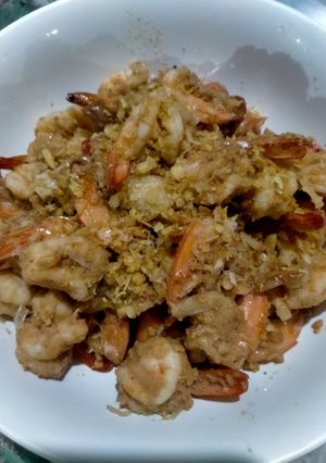 รูปของ ผัดกุ้งกระเทียม (แบบมีน้ำ)
