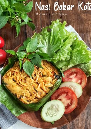 Foto resep Nasi Bakar Kotak Ayam Suwir