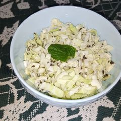 A picture of Cabbage and mint salad.