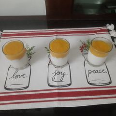 A picture of Instant mango pudding.