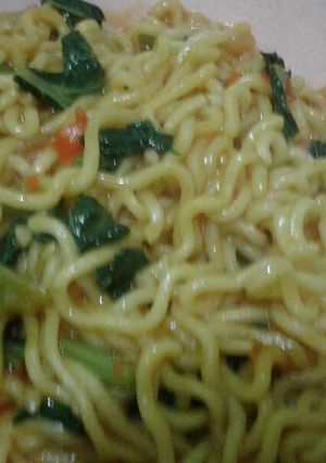 Foto resep Mie Pedas Sayur