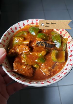 Foto resep Sarden Paprika (Pedas)