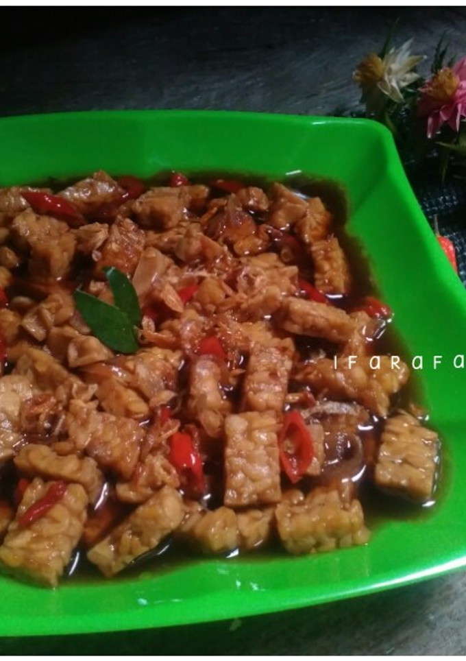 Foto resep 15. Tempe Kuah Kecap Pedas #seninSEMANGAT
